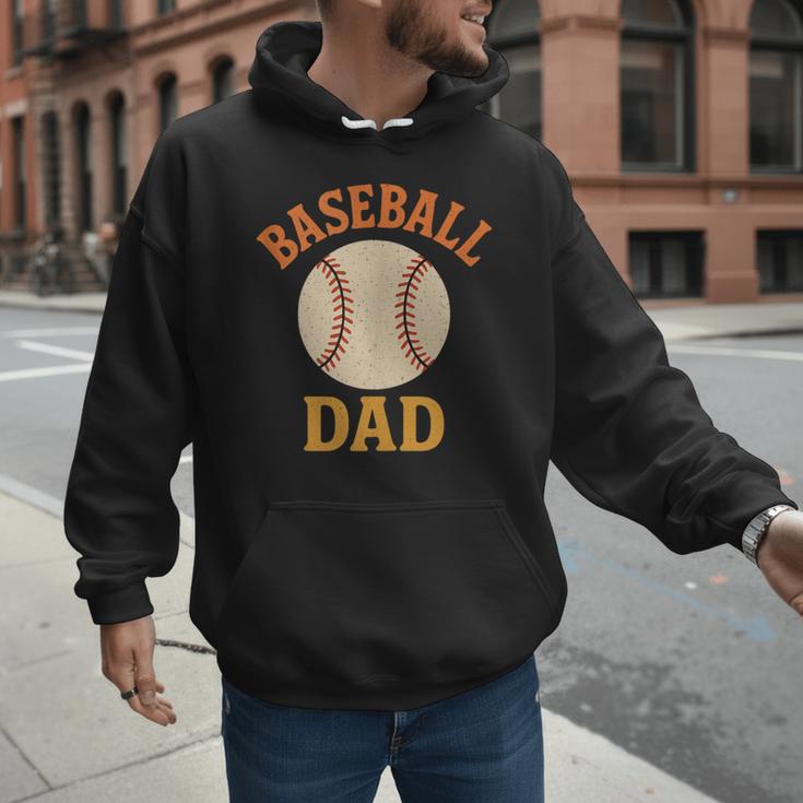 Baseball Dad Retro Vintage Father's Day Men Hoodie Baseball Dad Retro Vintage Father's Day Men Hoodie