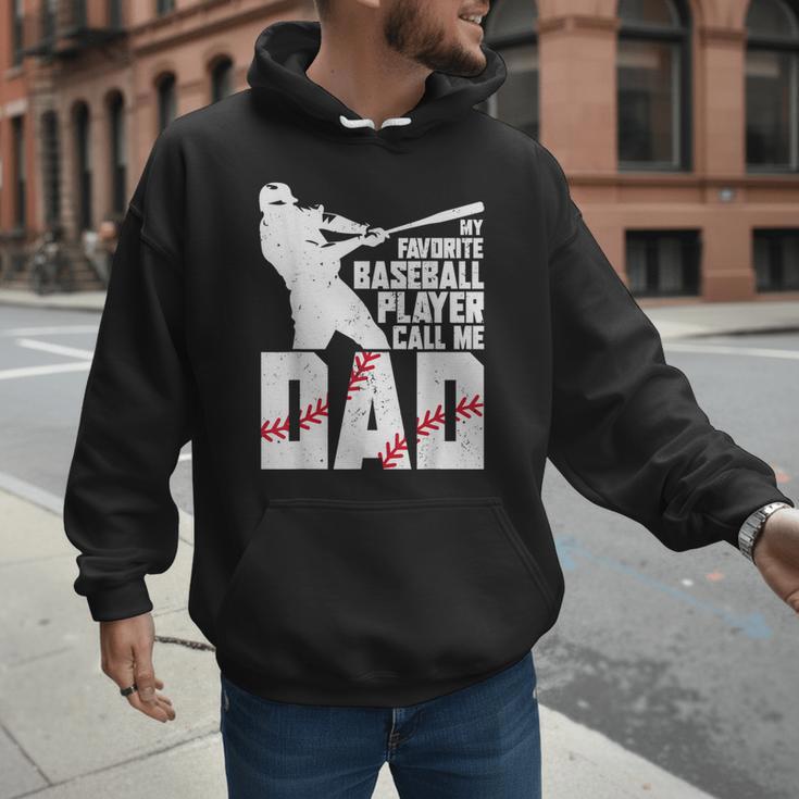 Baseball Dad Shirt Baseball Dad Fathers Day Men Hoodie