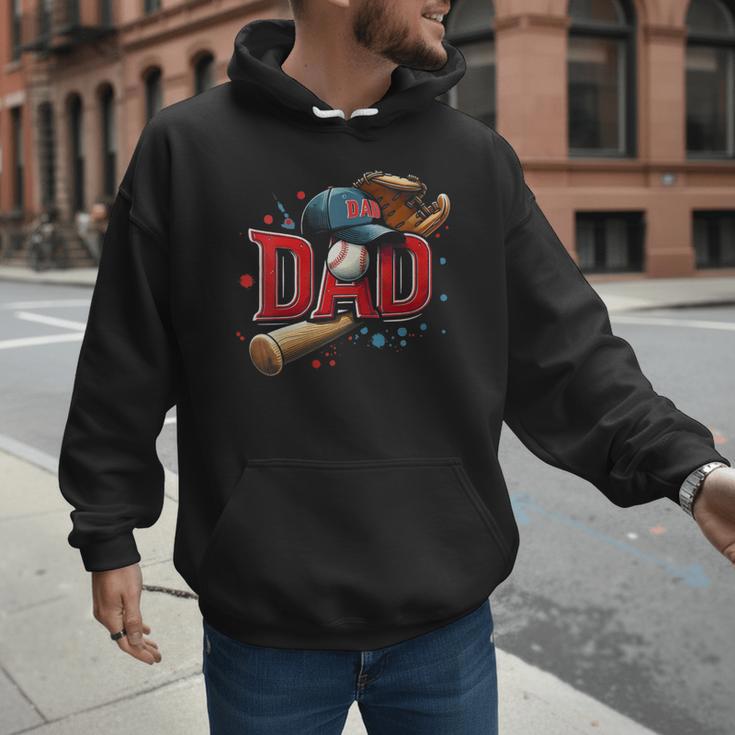Baseball Dad Sport Fan Father Men Baseball Fathers Day Men Hoodie Baseball Dad Sport Fan Father Men Baseball Fathers Day Men Hoodie