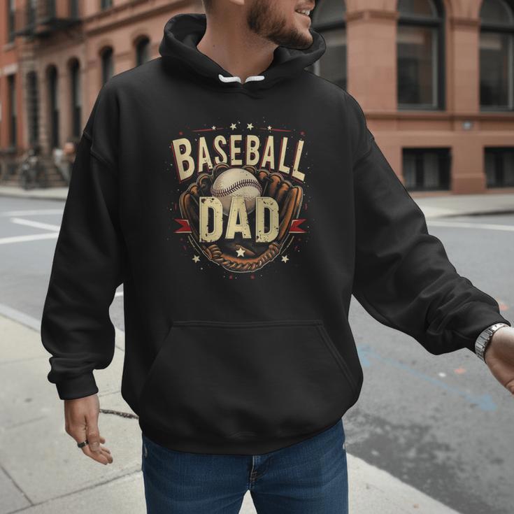 Baseball Dad Vintage Men Hoodie Baseball Dad Vintage Men Hoodie
