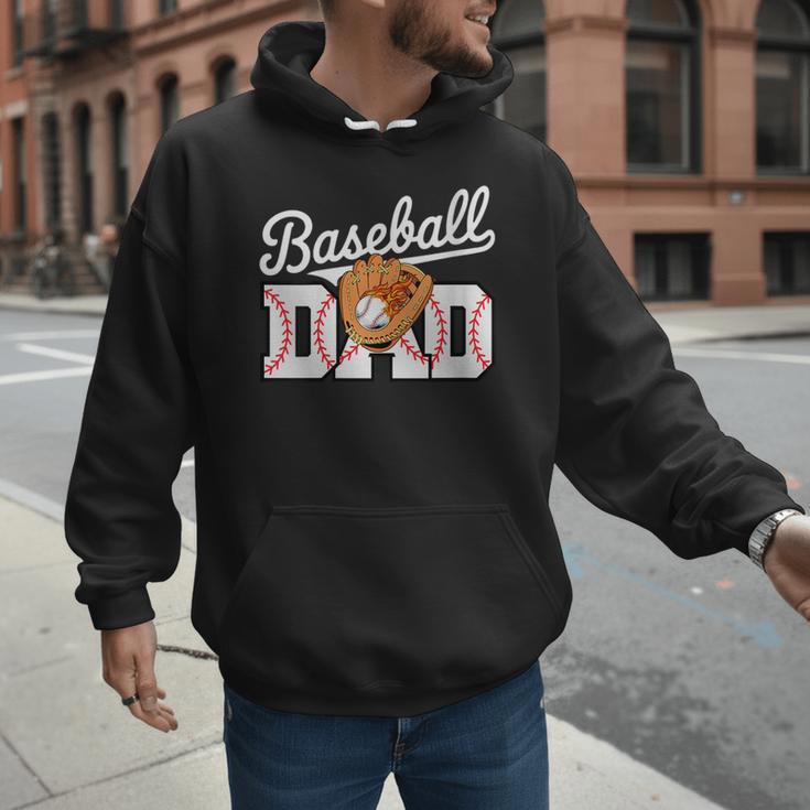 Baseball Dad Vintage Sports Fathers Day Baseball Fan Men Hoodie Baseball Dad Vintage Sports Fathers Day Baseball Fan Men Hoodie