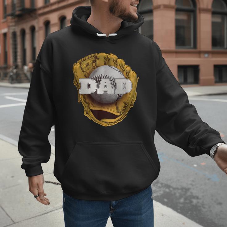 Baseball Sports Baseball Dad Men Hoodie