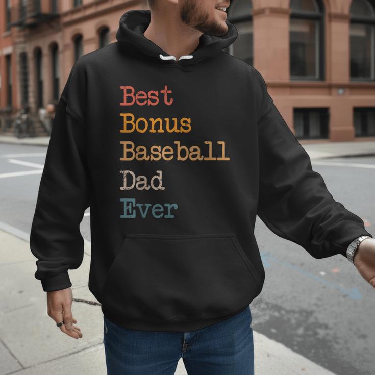 Best Bonus Baseball Dad Ever Softball Stepdad From Daughter Men Hoodie Best Bonus Baseball Dad Ever Softball Stepdad From Daughter Men Hoodie