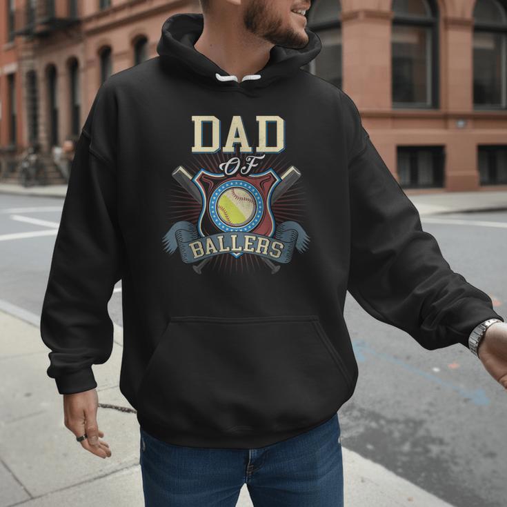 Dad Of Ballers Volleyball Baseball Dad Of Baller Dad Of Men Hoodie Dad Of Ballers Volleyball Baseball Dad Of Baller Dad Of Men Hoodie