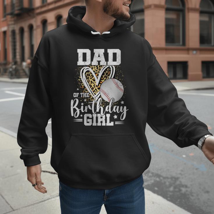 Dad Of The Birthday Girl Baseball Dad Leopard Heart Men Hoodie Dad Of The Birthday Girl Baseball Dad Leopard Heart Men Hoodie
