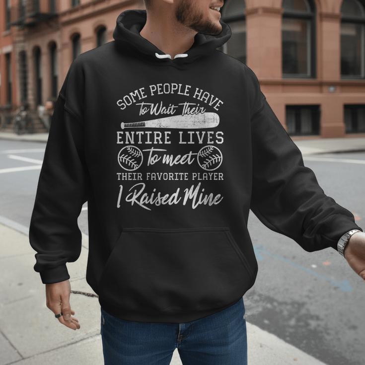 Some People Have To Wait Their Entire Lives Baseball Dad Men Hoodie