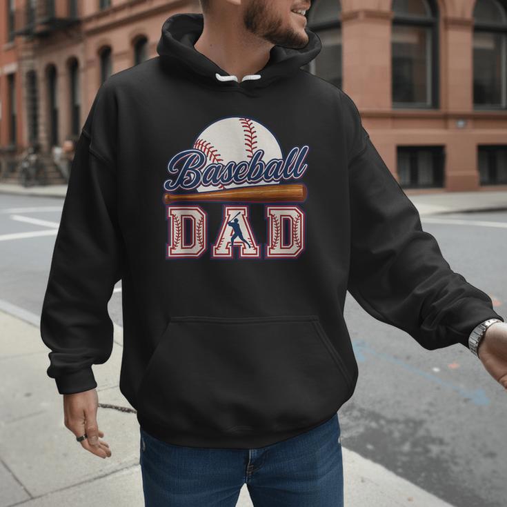 Retro Baseball Dad Father's Day Men Hoodie Retro Baseball Dad Father's Day Men Hoodie