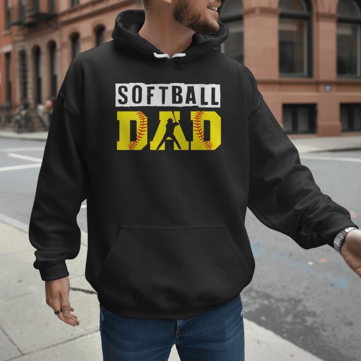 Softball Dad Like A Baseball Dad Definition Men Hoodie Softball Dad Like A Baseball Dad Definition Men Hoodie