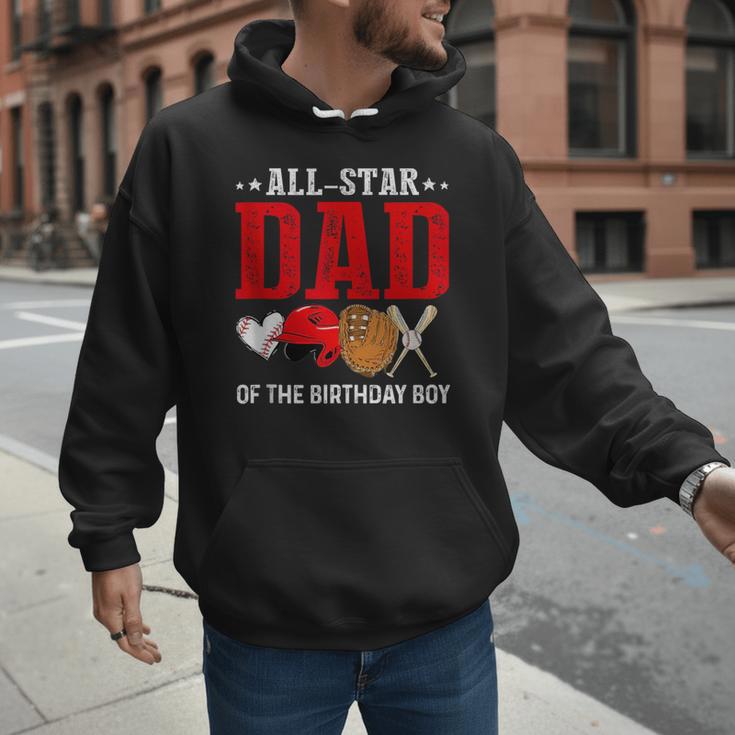 All Star Dad Of The Birthday Boy Baseball Daddy Father Men Hoodie All Star Dad Of The Birthday Boy Baseball Daddy Father Men Hoodie