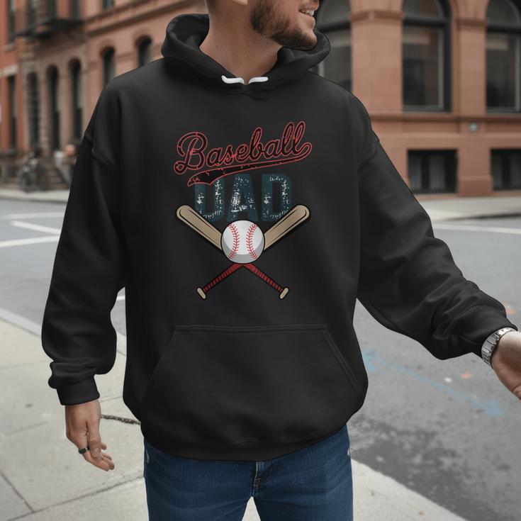 Vintage Baseball Dad Father's Day Birthday Matching Family Men Hoodie Vintage Baseball Dad Father's Day Birthday Matching Family Men Hoodie