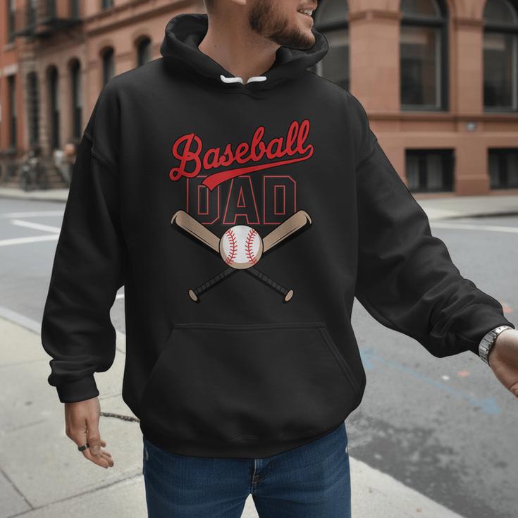 Vintage Baseball Dad Matching Family Father's Day Humor Dad Men Hoodie