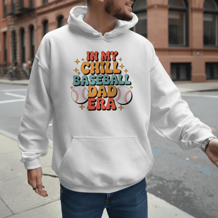 Baseball In My Chill Baseball Dad Era Retro Bright Vibes Men Hoodie