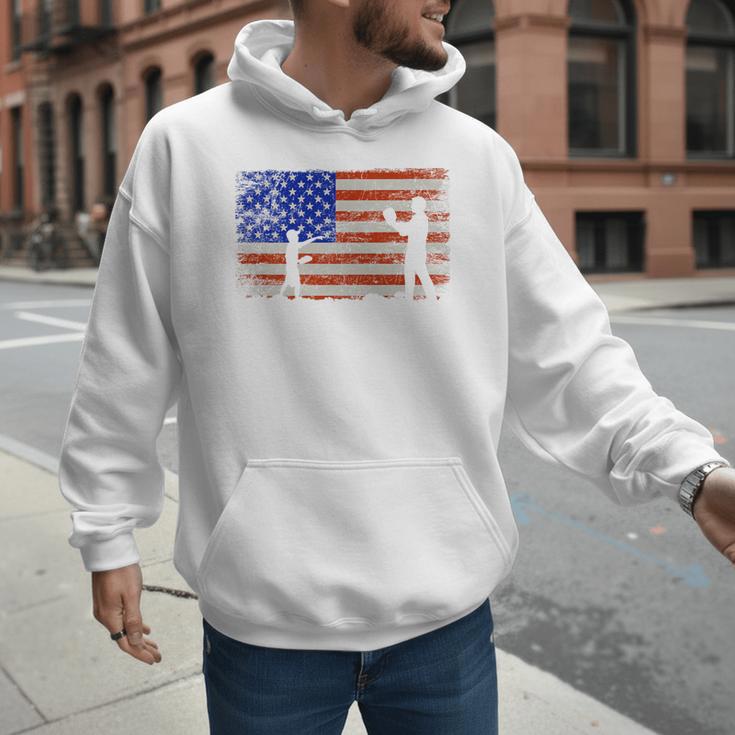 Baseball Coach Baseball Dad American Flag Premium Men Hoodie Baseball Coach Baseball Dad American Flag Premium Men Hoodie