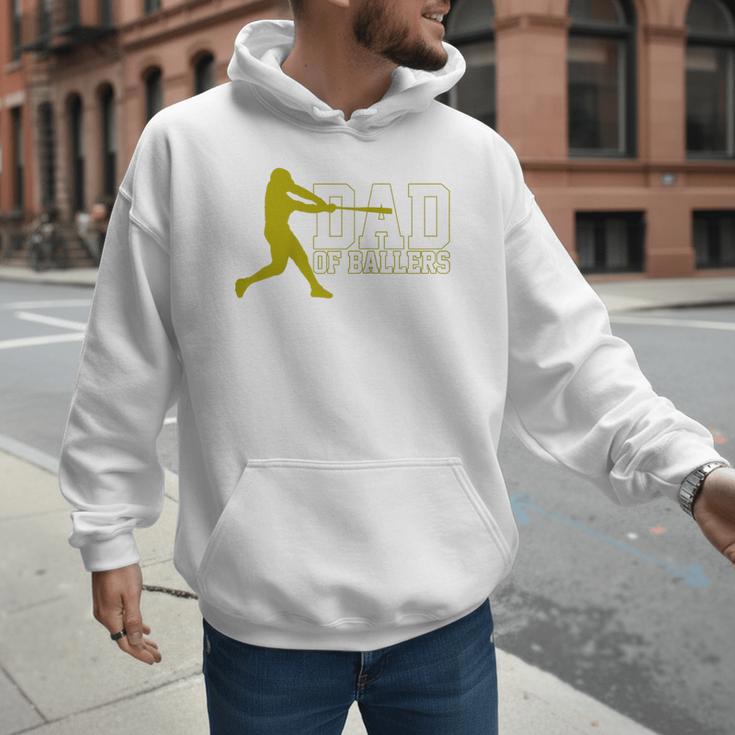 Baseball Dad Of Ballers Raglan Baseball Tee Men Hoodie Baseball Dad Of Ballers Raglan Baseball Tee Men Hoodie