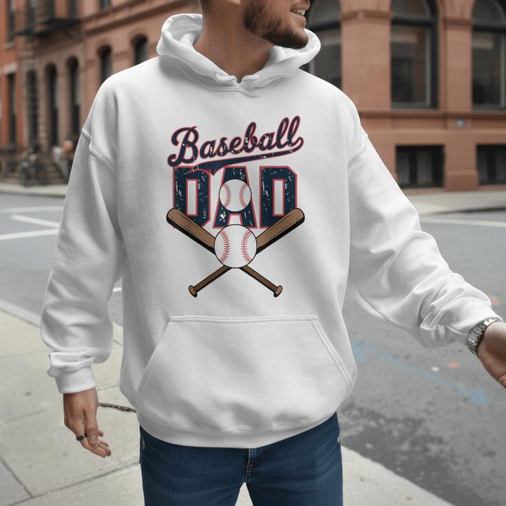 Baseball Dad Father's Day Celebration For Sports Lovers Fans Men Hoodie Baseball Dad Father's Day Celebration For Sports Lovers Fans Men Hoodie