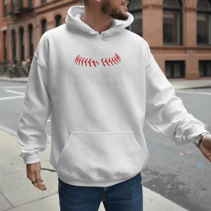 Baseball Dad Father's Day Men Sports Lover Premium Men Hoodie Baseball Dad Father's Day Men Sports Lover Premium Men Hoodie