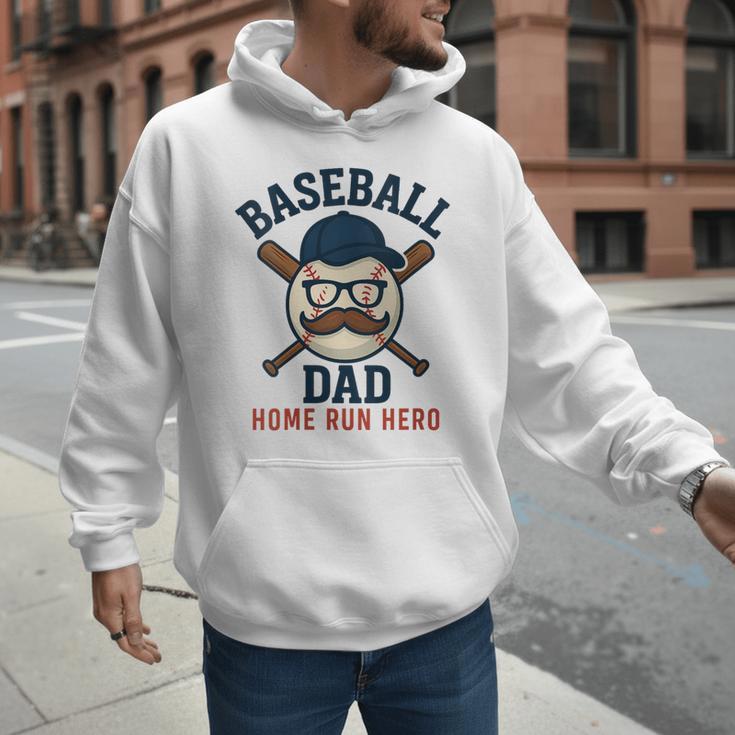 Baseball Dad Home Run Hero For Sports Dad Coach Men Hoodie Baseball Dad Home Run Hero For Sports Dad Coach Men Hoodie