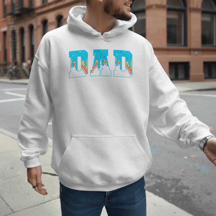 Baseball Dad Ice Cream Drip Happy Fathers Day Premium Men Hoodie Baseball Dad Ice Cream Drip Happy Fathers Day Premium Men Hoodie