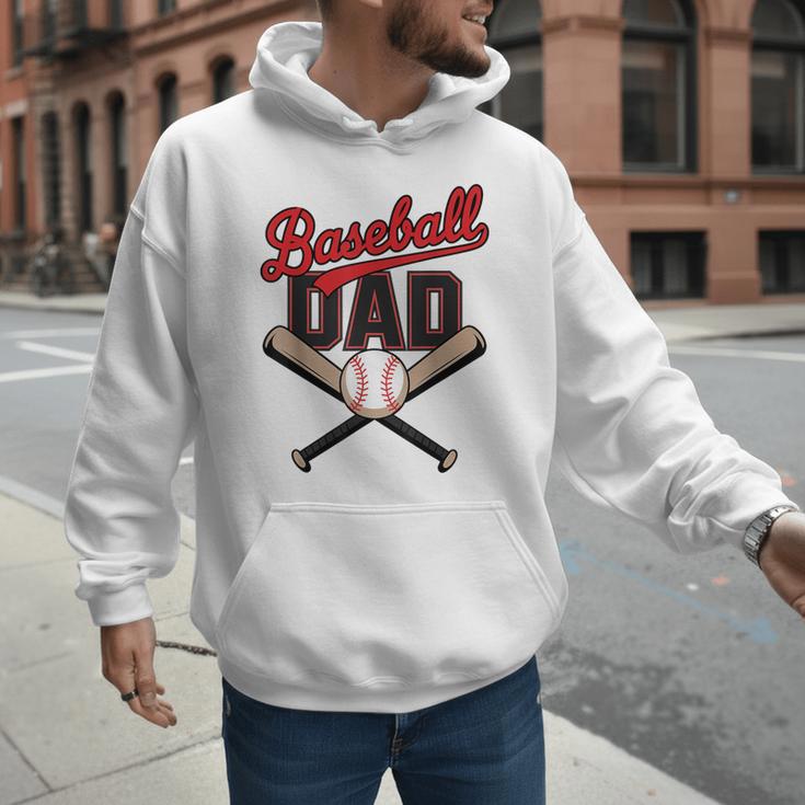 Father's Day Baseball Dad Daddy Vintage Game Day Boys Kids Men Hoodie Father's Day Baseball Dad Daddy Vintage Game Day Boys Kids Men Hoodie