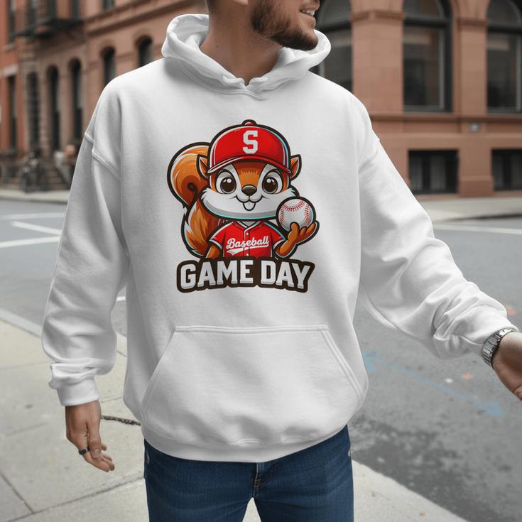 Game Day Baseball Dad Baseball Mam Father's Day Premium Men Hoodie