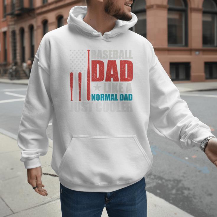 Patriotic Baseball Dad Father's Day American Flag Premium Men Hoodie Patriotic Baseball Dad Father's Day American Flag Premium Men Hoodie