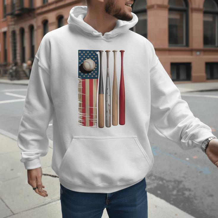 Patriotic USA Flag American Baseball Dad 4th Of July Premium Men Hoodie Patriotic USA Flag American Baseball Dad 4th Of July Premium Men Hoodie