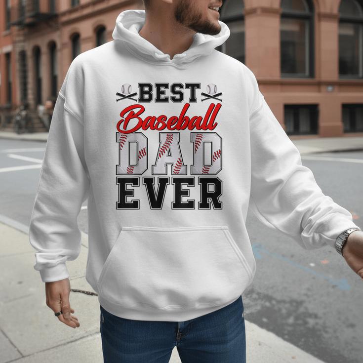 Retro Best Baseball Dad Ever Daddy Happy Fathers Day Men Men Hoodie Retro Best Baseball Dad Ever Daddy Happy Fathers Day Men Men Hoodie