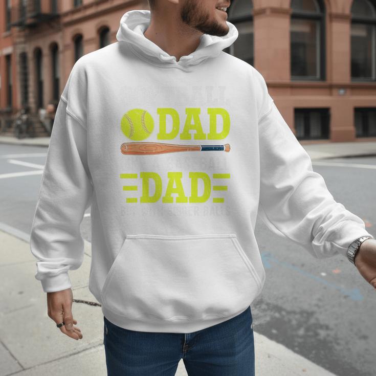 Sports For Softball And Baseball Dad Premium Men Hoodie Sports For Softball And Baseball Dad Premium Men Hoodie