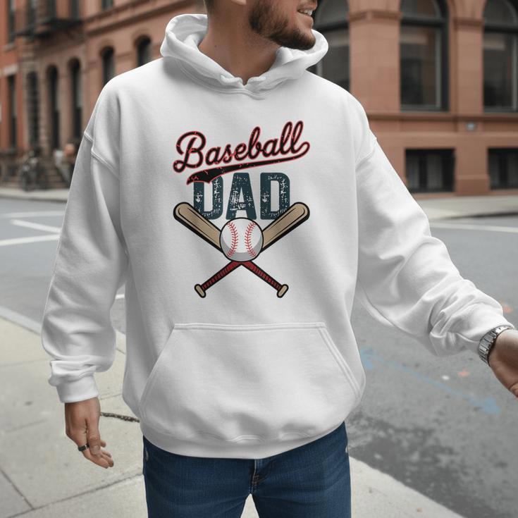Vintage Baseball Dad Happy Fathers Day Players Toddler Kids Men Hoodie Vintage Baseball Dad Happy Fathers Day Players Toddler Kids Men Hoodie