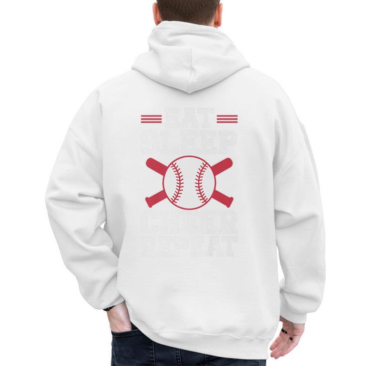 Baseball Dad Father Homerun Fathers Day Baseball Lovers Premium Men's Hoodie Back Print