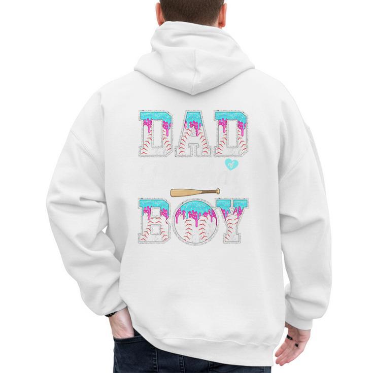 Ice Cream Baseball Dad Birthday Boy Drip Bat Sweet Baseball Premium Men's Hoodie Back Print