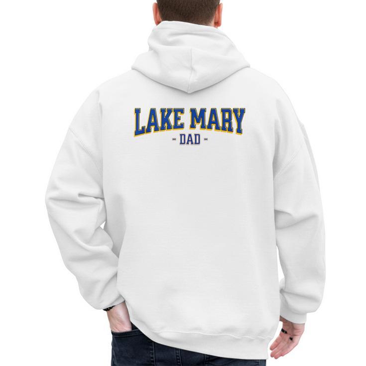 Vintage Lake Mary Florida Baseball Dad Lovers An Fans Men's Hoodie Back Print