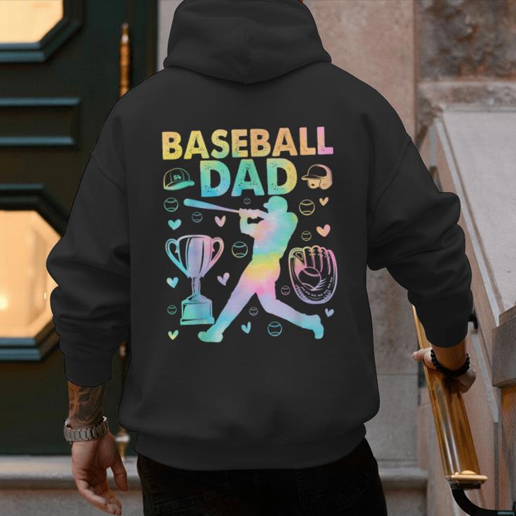 Baseball Dad Cool Fathers Day Coach Player Daddy Papa Men Men's Hoodie Back Print Baseball Dad Cool Fathers Day Coach Player Daddy Papa Men Men's Hoodie Back Print