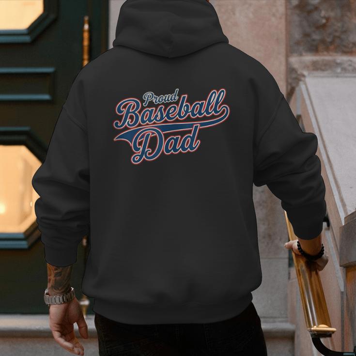 Baseball Dad Graphic Men's Hoodie Back Print Baseball Dad Graphic Men's Hoodie Back Print