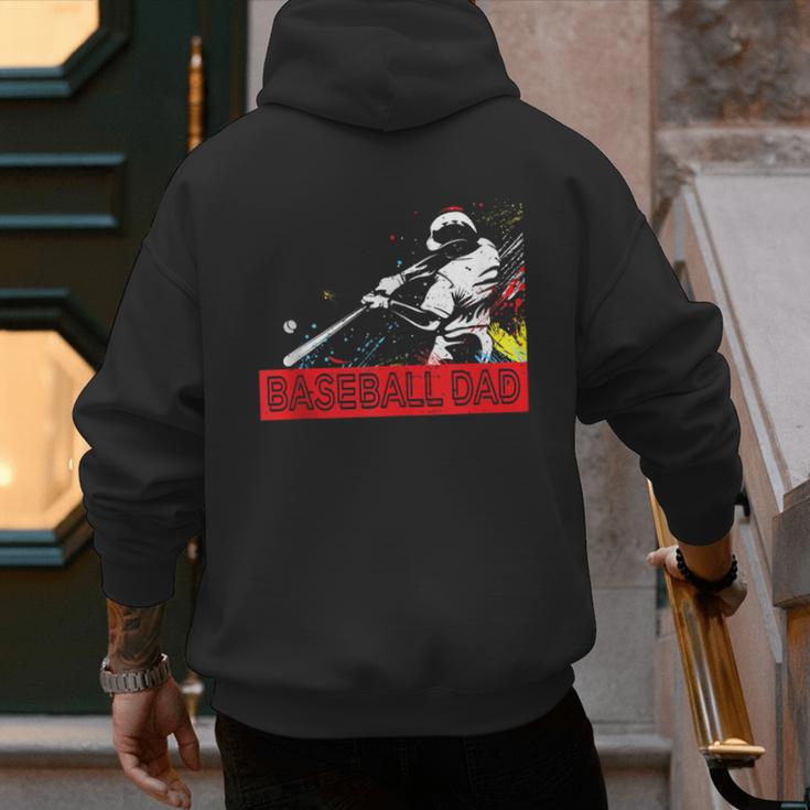 Baseball Dad Baseball Pop Art Baseball Sport Team Men's Hoodie Back Print Baseball Dad Baseball Pop Art Baseball Sport Team Men's Hoodie Back Print