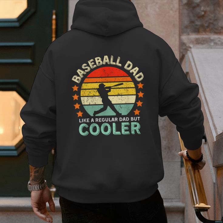 Baseball Dad Like A Regular Dad But Cooler Men's Hoodie Back Print Baseball Dad Like A Regular Dad But Cooler Men's Hoodie Back Print
