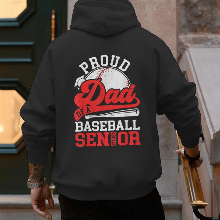 Baseball Dad Shirt Proud Dad Of A Baseball 2025 Senior Men's Hoodie Back Print Baseball Dad Shirt Proud Dad Of A Baseball 2025 Senior Men's Hoodie Back Print