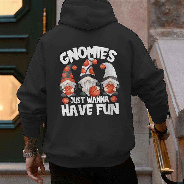 Basketball Gnomies Have Fun For Baseball Dad And Coach Men's Hoodie Back Print Basketball Gnomies Have Fun For Baseball Dad And Coach Men's Hoodie Back Print