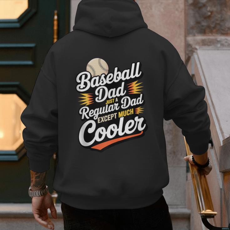 Cool Baseball Dad Saying For Sports Loving Dads Men's Hoodie Back Print Cool Baseball Dad Saying For Sports Loving Dads Men's Hoodie Back Print