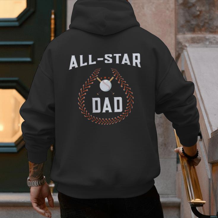 Dad Baseball Tee For Men And Dad Birthday Baseball Dad Men's Hoodie Back Print Dad Baseball Tee For Men And Dad Birthday Baseball Dad Men's Hoodie Back Print