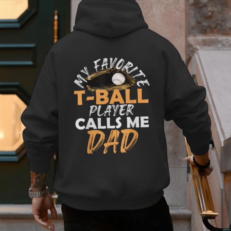 My Favorite T-Ball Player Calls Me Dad – Baseball Dad Men's Hoodie Back Print My Favorite T-Ball Player Calls Me Dad – Baseball Dad Men's Hoodie Back Print