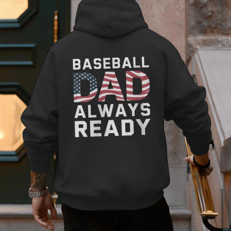 Homerun Baseball Dad Baseball Lovers Father Fathers Day Men's Hoodie Back Print Homerun Baseball Dad Baseball Lovers Father Fathers Day Men's Hoodie Back Print