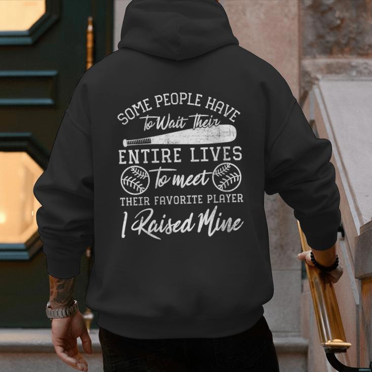 Some People Have To Wait Their Entire Lives Baseball Dad Men's Hoodie Back Print Some People Have To Wait Their Entire Lives Baseball Dad Men's Hoodie Back Print