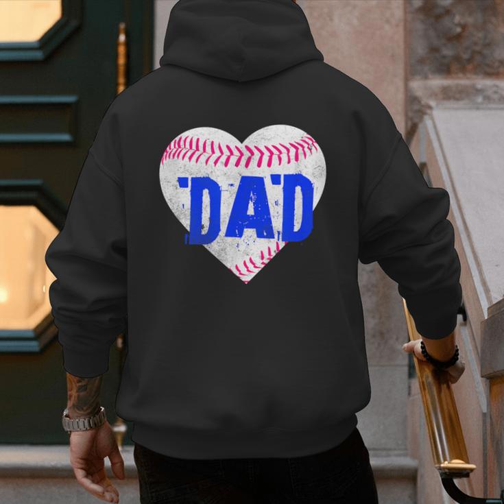 Softball Dad Baseball Dad Tee Ball Dad Men's Hoodie Back Print Softball Dad Baseball Dad Tee Ball Dad Men's Hoodie Back Print