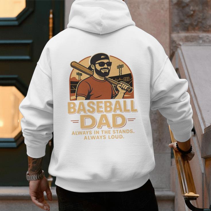 Baseball Dad – Always In The Stands Always Loud Retro Premium Men's Hoodie Back Print Baseball Dad – Always In The Stands Always Loud Retro Premium Men's Hoodie Back Print