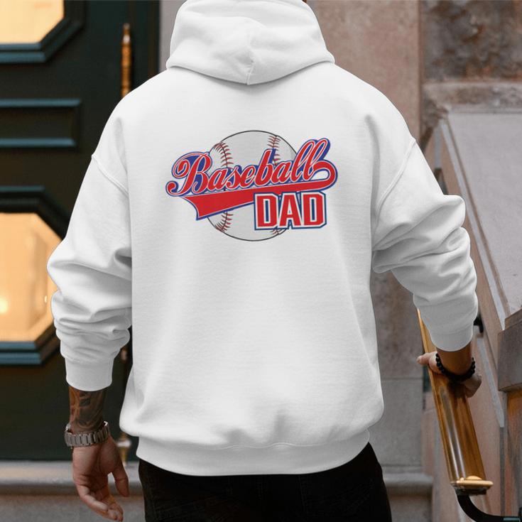 Baseball Dad Coach Baseball Baseball Premium Men's Hoodie Back Print Baseball Dad Coach Baseball Baseball Premium Men's Hoodie Back Print