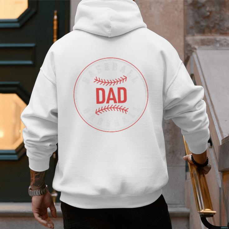 Baseball Dad Father Family Matching Premium Men's Hoodie Back Print Baseball Dad Father Family Matching Premium Men's Hoodie Back Print
