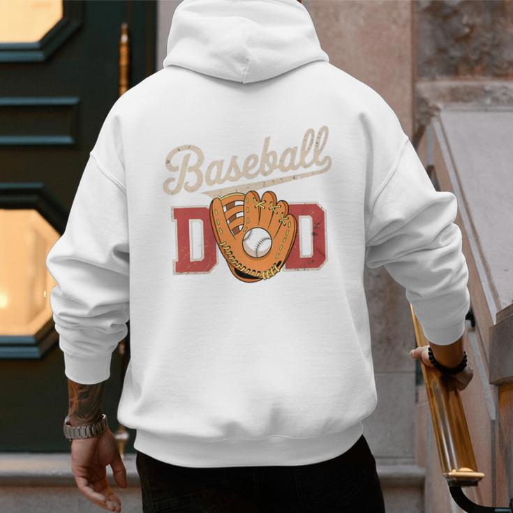 Baseball Dad Fireball Sports Father Fathers Day Daddy Premium Men's Hoodie Back Print Baseball Dad Fireball Sports Father Fathers Day Daddy Premium Men's Hoodie Back Print