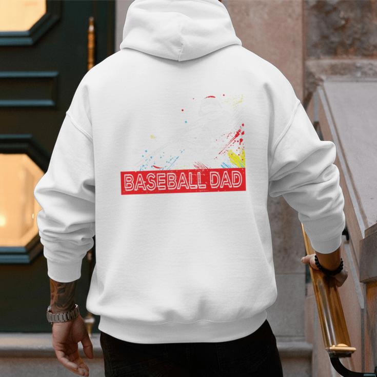 Baseball Dad Baseball Pop Art Baseball Sport Team Premium Men's Hoodie Back Print Baseball Dad Baseball Pop Art Baseball Sport Team Premium Men's Hoodie Back Print