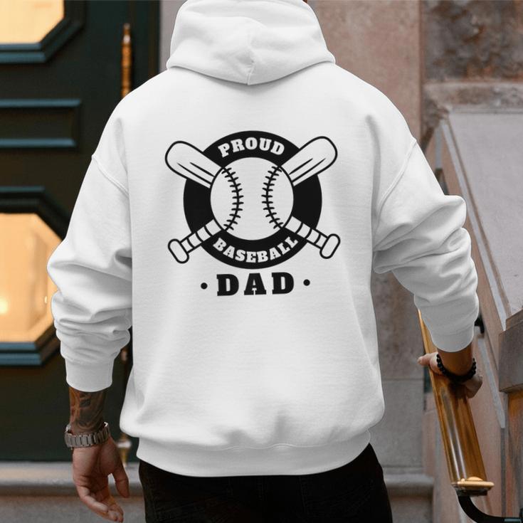 Baseball Dad Proud Baseball Dad Premium Men's Hoodie Back Print Baseball Dad Proud Baseball Dad Premium Men's Hoodie Back Print